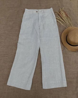 Ảnh của Quần dài 1 ly Linen tưng muối tiêu
